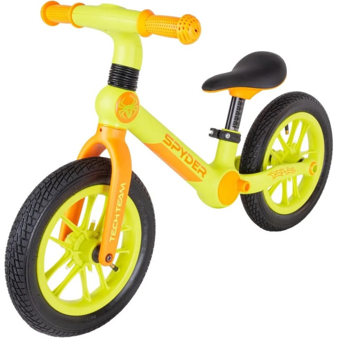 Беговел TECH TEAM Spider зеленый 1/1 + колпачки NN010240