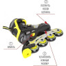 Ролики TECH TEAM AXOR 2021, размер 38-41 розовый NN004099
